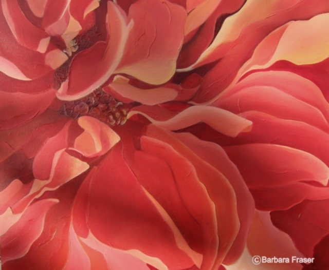 &quot;Evening Rose&quot; Acrylic