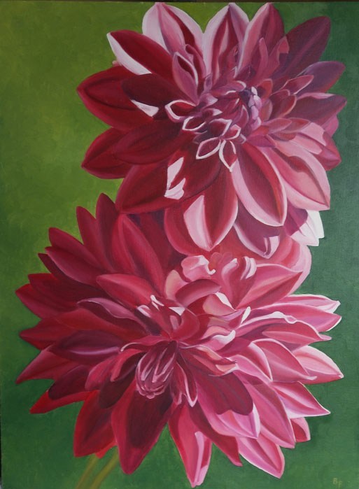 &quot;Dahlias&quot; Oil