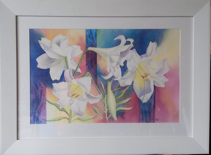 &quot;Lillies&quot; Watercolour