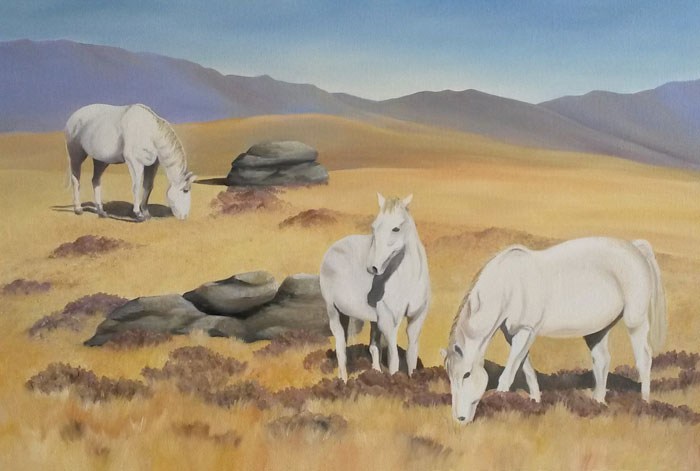 &quot;Out to Pasture&quot; Acrylic