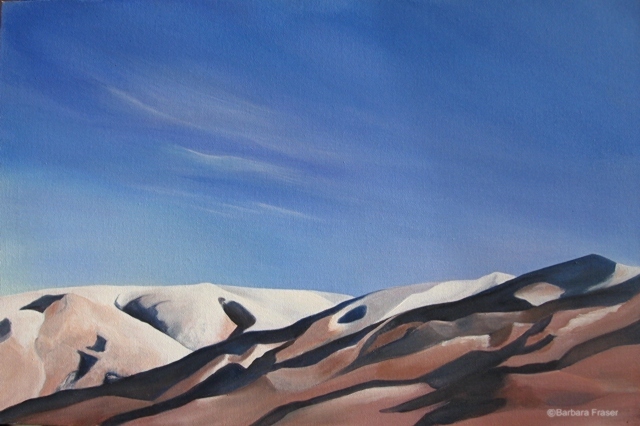 &quot;Fruitlands in Snow&quot; Acrylic