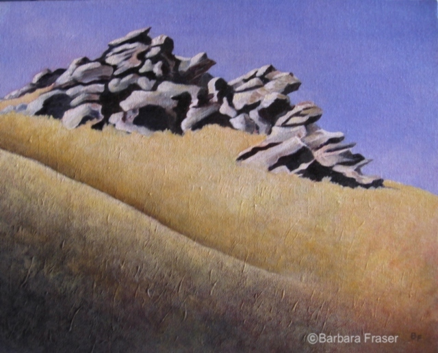 &quot;Rocks at Fruitlands&quot; Acrylic