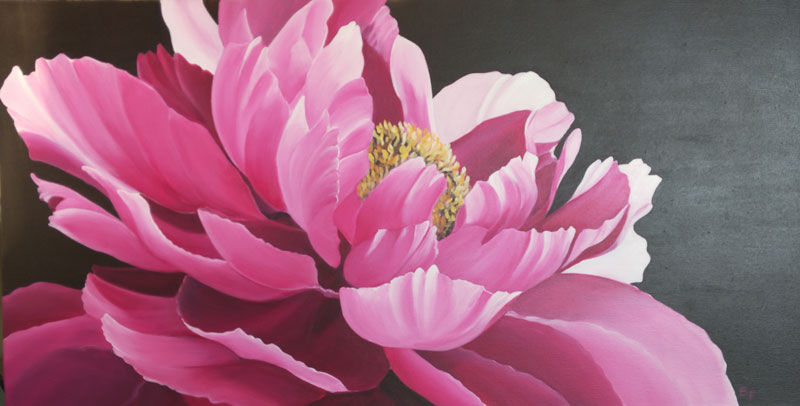 &quot;Peony Passion&quot; Acrylic
